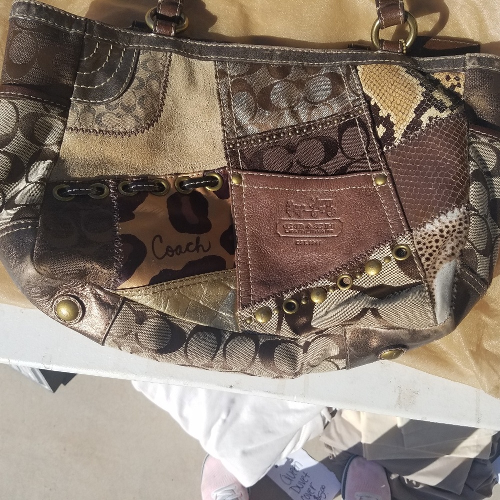 Aninal Print Coach Purse